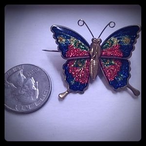 Vintage Butterfly Brooche